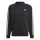 ADIDAS Originals Felpa Girocollo Tristripe Logo Nero Uomo
