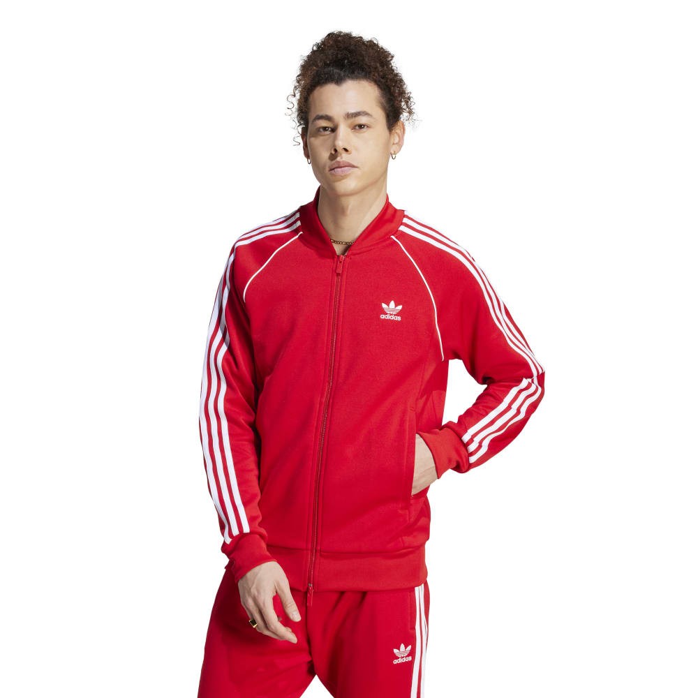 Adidas Originals Felpa Zip Adicolor Rosso Uomo Acquista online su Sportland