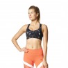 Adidas Bra Donna High Print Bianco