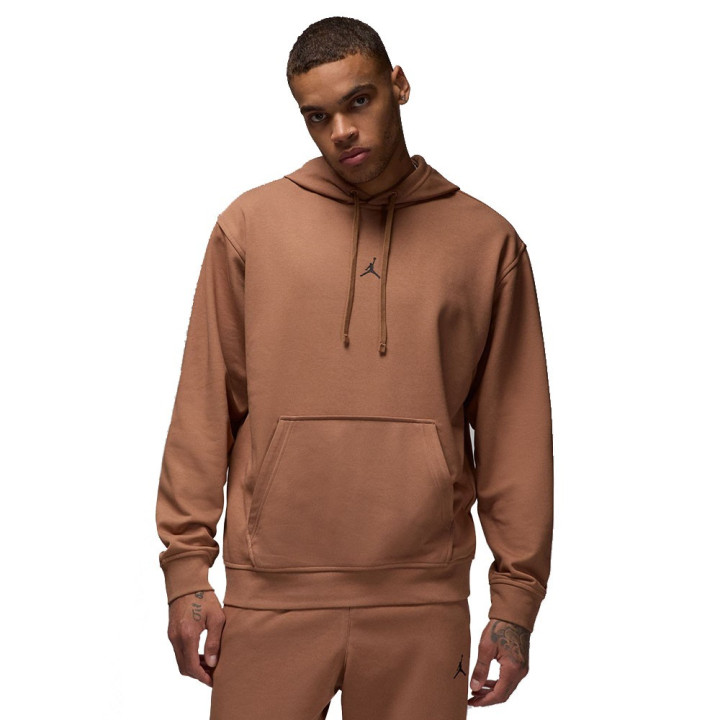 Nike Felpa Logo Dri Fit Marrone Uomo