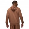 Nike Felpa Con Cappuccio Jordan Logo Dri Fit Marrone Uomo
