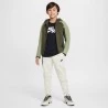 Nike Felpa Tech Fleece Bicolor Verde Bambino