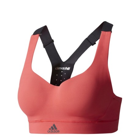 Adidas Bra Donna High Bicolor Rosso