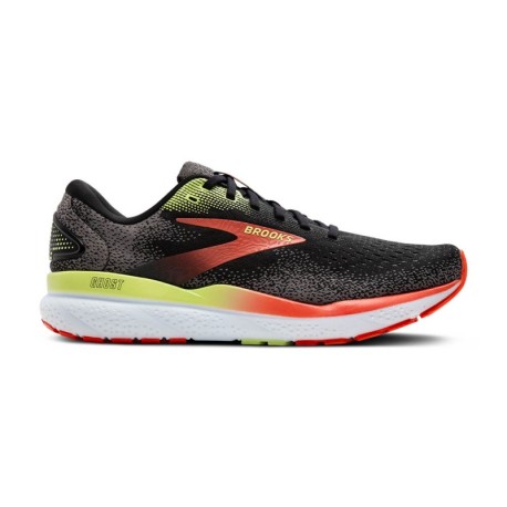 Brooks Ghost 16 Nero Rosso Giallo Scarpe Running Uomo Acquista
