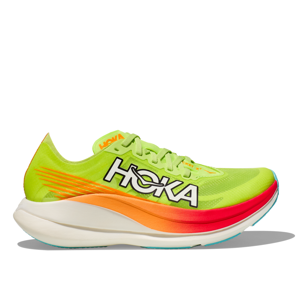 Hoka Rocket X2 Giallo Bianco - Scarpe Running Uomo EUR 44 2/3 / US 10.5