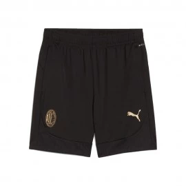 Puma Pantaloncini Calcio Ac Milan Training Nero Oro Uomo