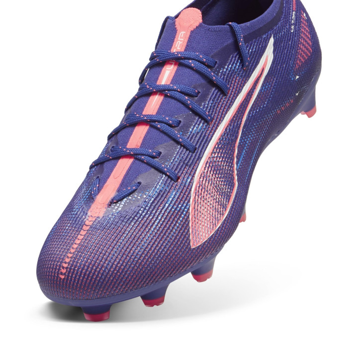 Puma Ultra 5 Pro Fg Ag Blu Bianco - Scarpe Da Calcio Uomo