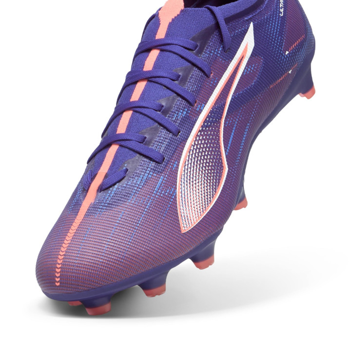 Puma Ultra 5 Match Fg Ag Blu Bianco - Scarpe Da Calcio Uomo
