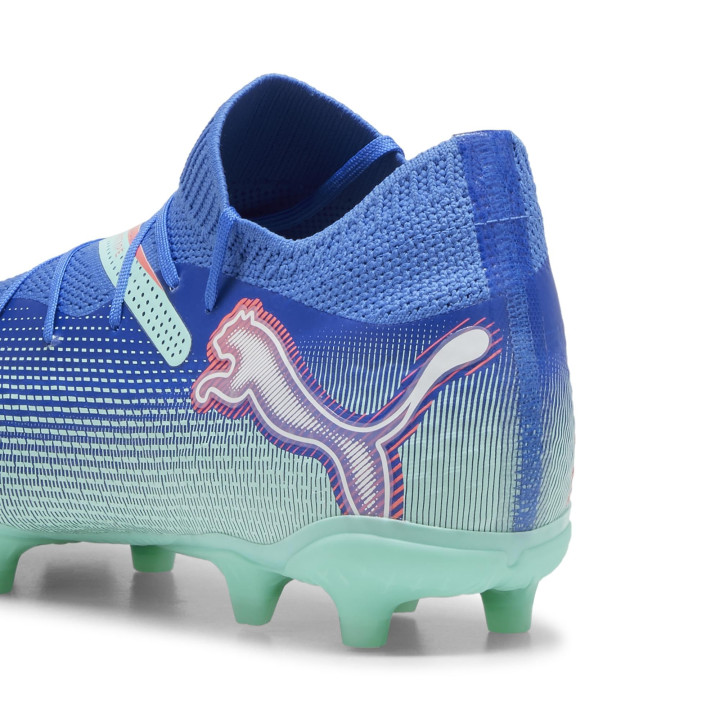 Puma Future 7 Pro Fg Ag Azzurro Bianco - Scarpe Da Calcio Uomo