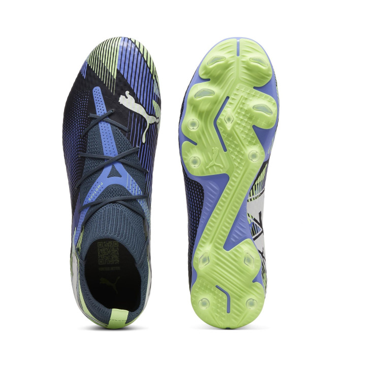 Puma Future 7 Pro Fg Ag Blu Bianco - Scarpe Da Calcio Uomo