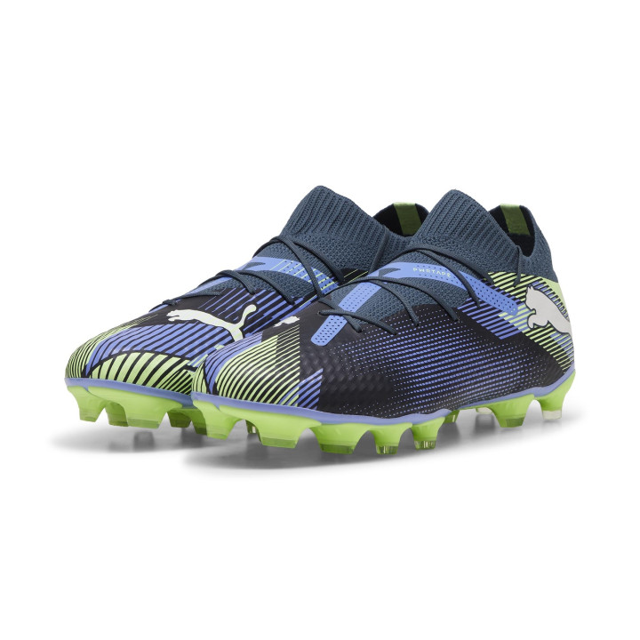 Puma Future 7 Pro Fg Ag Blu Bianco - Scarpe Da Calcio Uomo