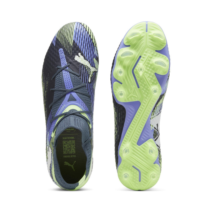Puma Future 7 Pro+ Fg Ag Blu Bianco - Scarpe Da Calcio Uomo