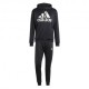 ADIDAS Tuta Sportiva Con Cappuccio Nero Uomo