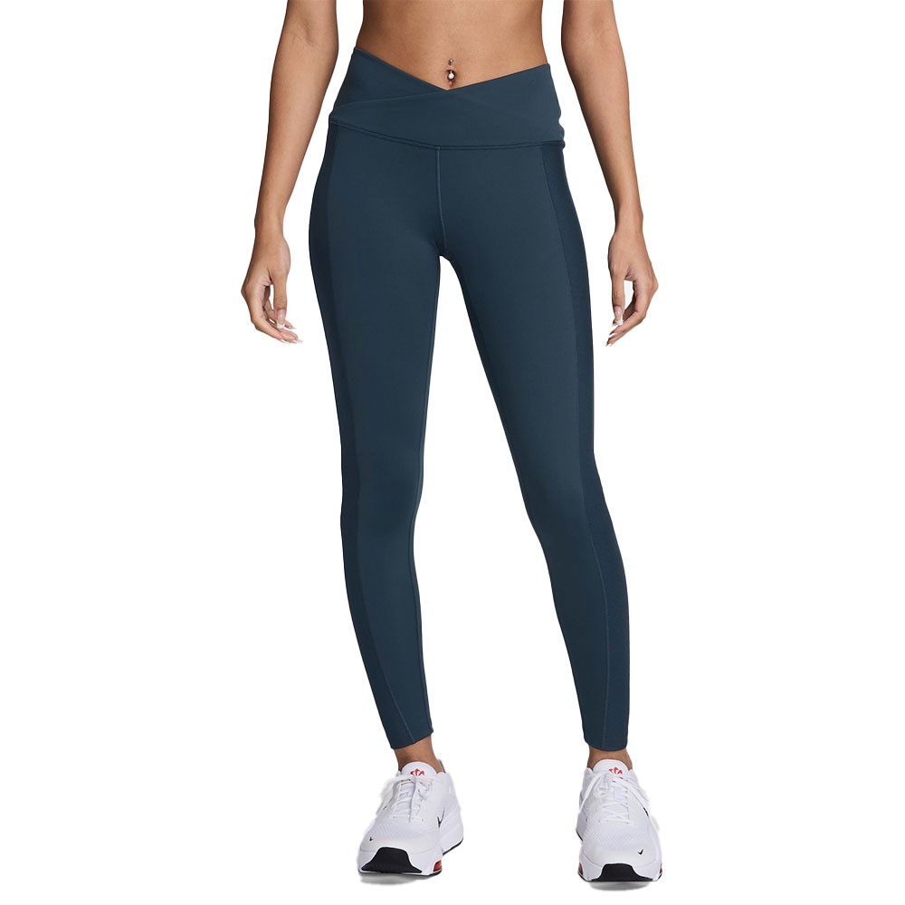 Nike Leggings Palestra Tight 7 8 Train Blu Donna XS