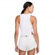 Nike Canotta Running Aeroswift Crop Bianco Nero Donna