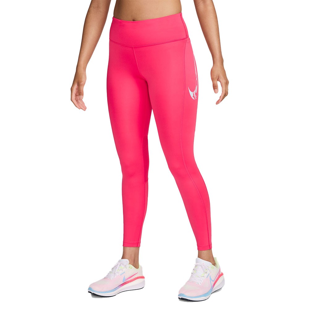Nike Leggings Running Fast Aster Rosa Glacier Blu Donna XS