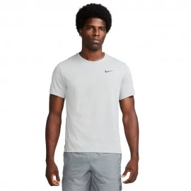 Nike Maglia Running Miler Grigio Riflettente Argento Uomo