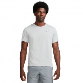 Nike Maglia Running Miler Grigio Riflettente Argento Uomo