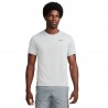 Nike Maglia Running Miler Grigio Riflettente Argento Uomo