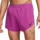 Nike Pantaloncini Running Aeroswift 4" Hot Fucsia Nero Uomo