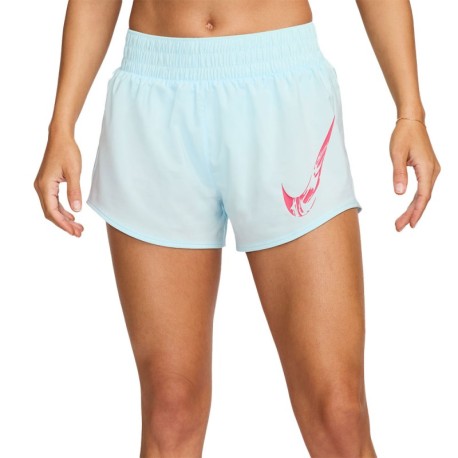 Nike Pantaloncini Running One Swoosh Blu Rosa Donna Acquista