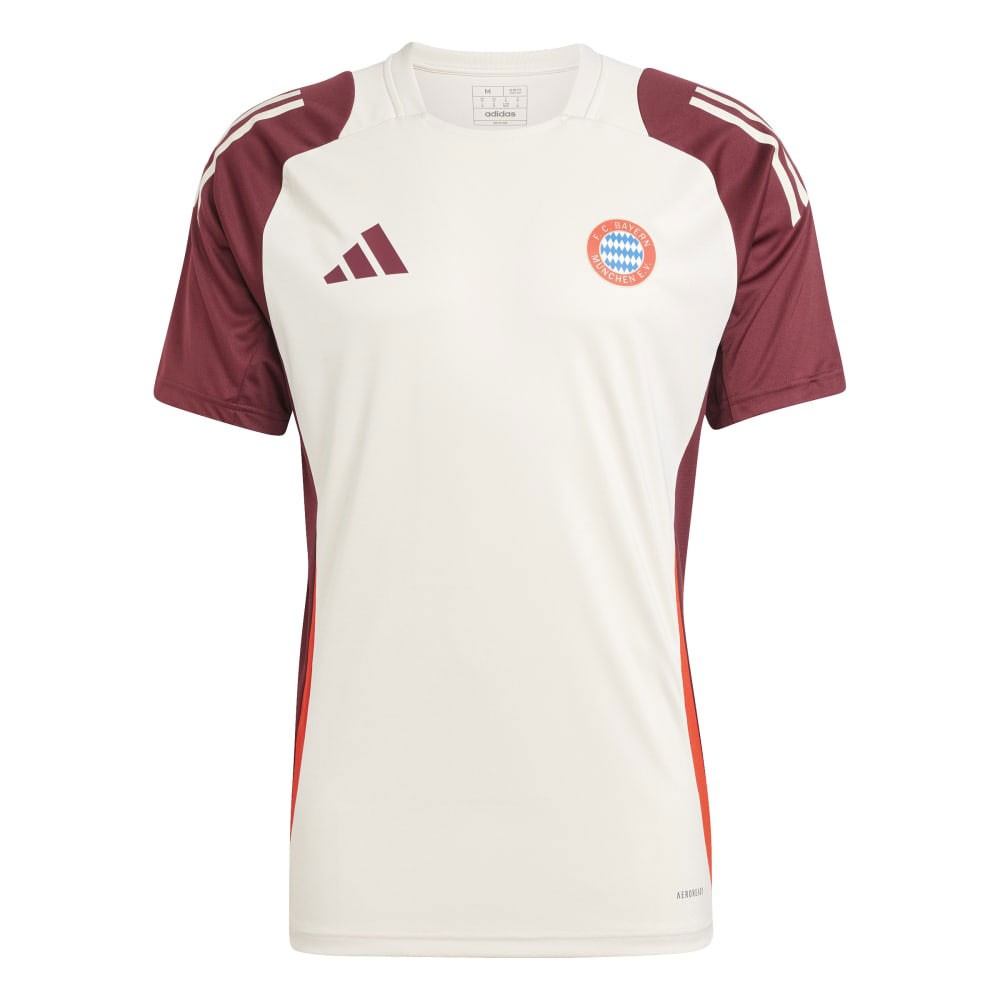 ADIDAS Maglia Calcio Bayern Eu Training Panna Rosso Uomo M