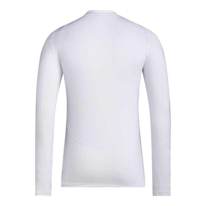 ADIDAS Maglia Termica Calcio Ml Tech Fit Compression Bianco Uomo