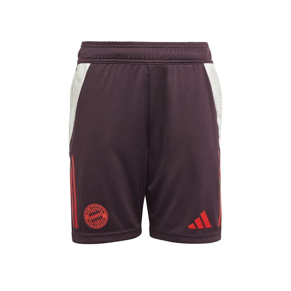 ADIDAS Pantaloncini Calcio Bayern Training Nero Rosso Bambino 15-16 A