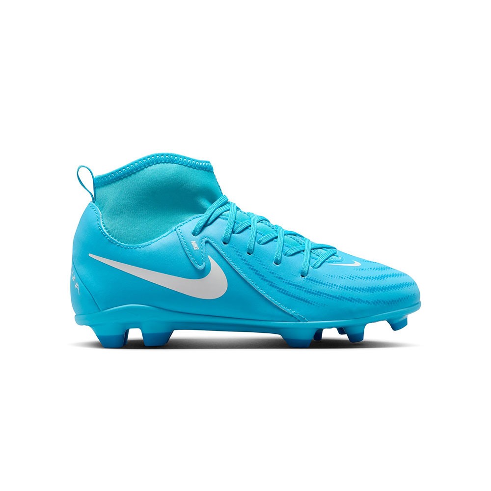Nike Phantom Luna Ii Club Azzurro Bianco - Scarpe Da Calcio Bambino EUR 33 / US 1.5Y