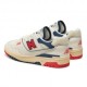 New Balance 550 Mesh Lea Bianco Rosso - Sneakers Uomo