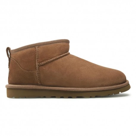 Ugg Uomo Pelle Per 1137391 Stivaletti In Classic Ultra Mini Marroni (42), Marrone, Basso, Camoscio, Nessuno, Casual - Immagine 6