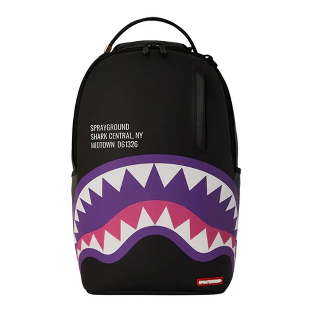 Sprayground Zaino Central Purple Nero TU