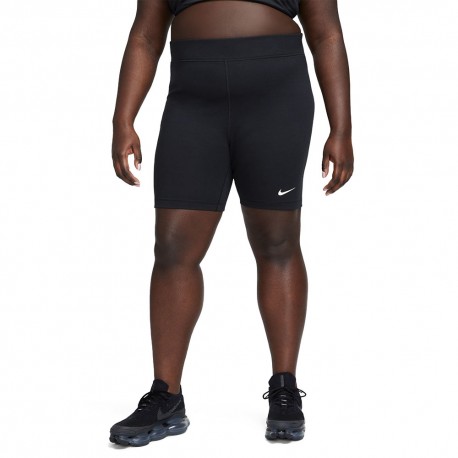 Nike Shorts Biker Plus Size Nero Donna