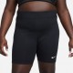 Nike Shorts Biker Plus Size Nero Donna
