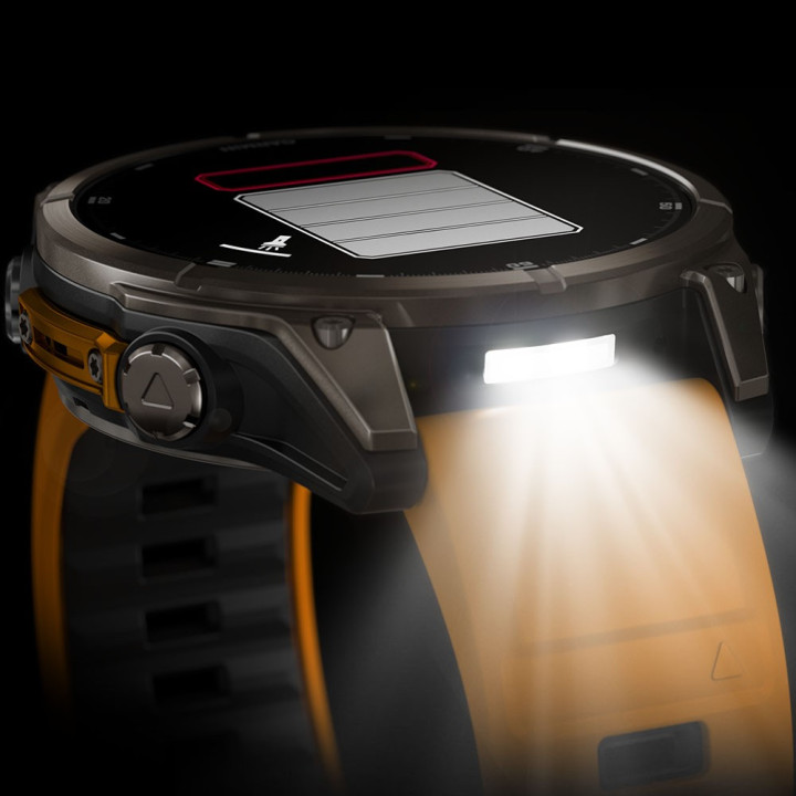 Garmin Fenix 8 Amoled 47Mm Saph Graphite Spark Arancio