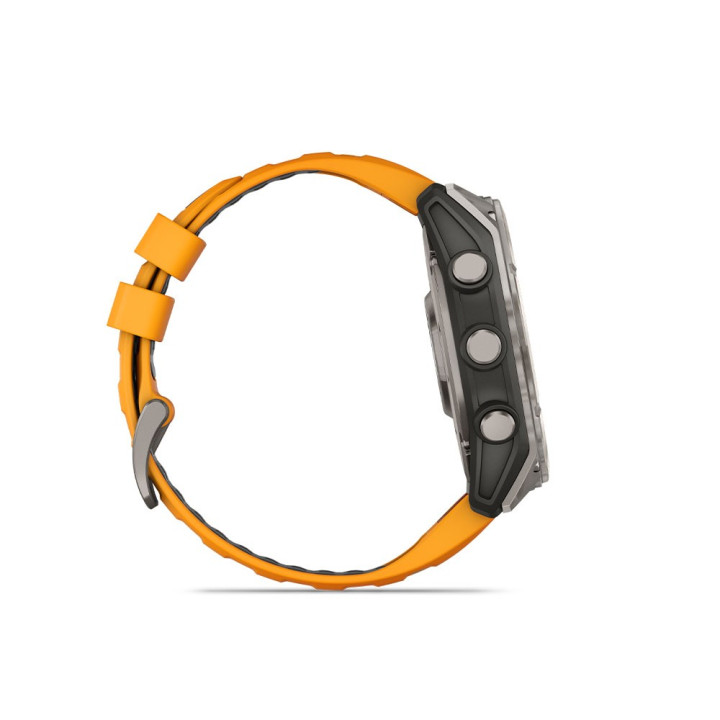 Garmin Fenix 8 Amoled 51Mm Saph Graphite Spark Arancio