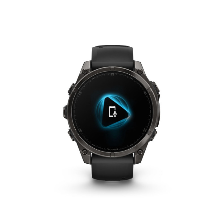 Garmin Fenix 8 Amoled 47Mm Saph Carbon Gray Dlc Ti Nero
