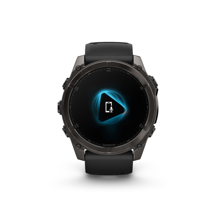 Garmin Fenix 8 Amoled 51Mm Saph Carbon Gray Dlc Ti Nero