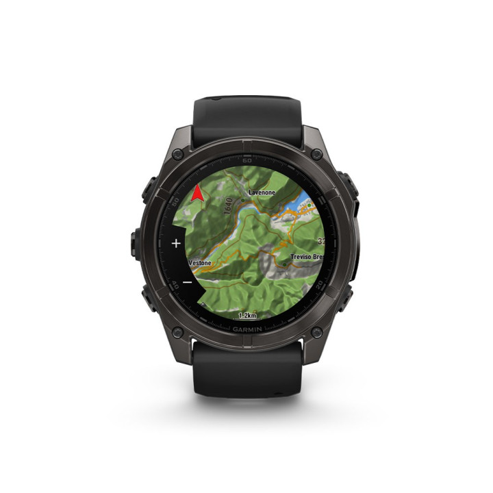 Garmin Fenix 8 Amoled 51Mm Saph Carbon Gray Dlc Ti Nero