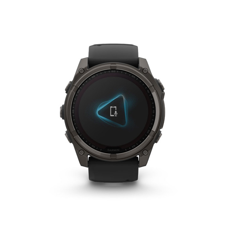 Garmin Fenix 8 Solar 51Mm Saph Carbon Gray Dlc Ti Nero