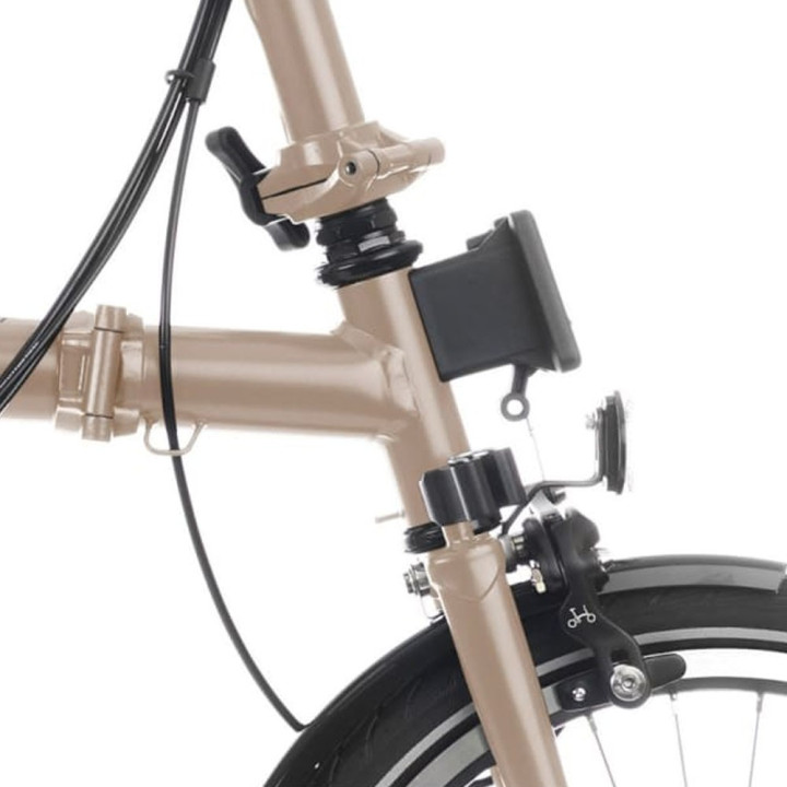 Brompton Folding C-Line Explore 6V Gloss Nero - Bicicletta Pieghevole Uomo