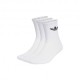 ADIDAS Originals Calze Tris Pack Logo Bianco Uomo