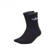 ADIDAS Originals Calze Tris Pack Trefoil Nero Uomo