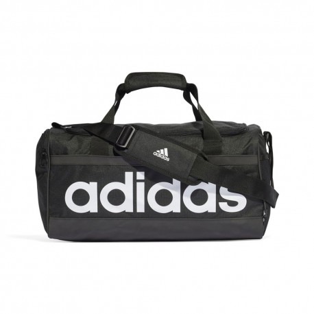 Borsa Da Sport Adidas Linear Duffel Donna Nero Unica Tessuto - Immagine 2