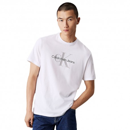 Calvin Klein T-Shirt Big Logo Bianco Uomo Acquista online su