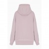 Ea7 Felpa Con Cerniera Logo E Banda Rosa Donna