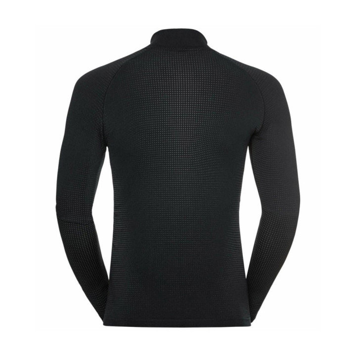 Odlo Maglia Trekking Turtle Neckperf Warm Nero Uomo