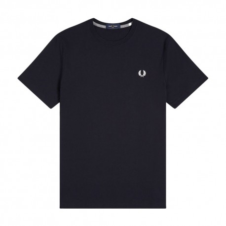 Fred Perry T-Shirt Logo Navy Uomo