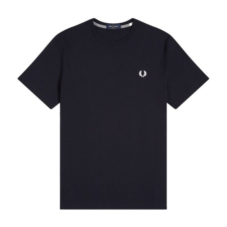 Fred Perry T-Shirt Logo Navy Uomo
