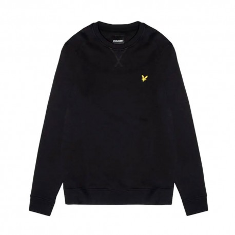 Lyle & Scott Felpa Giro Nero Uomo M